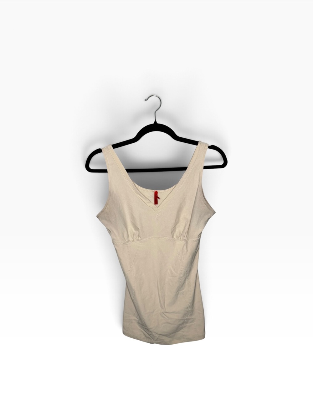Spanx Spoil Me Cotton Sleeveless V-Neck Compression Tank Top XL